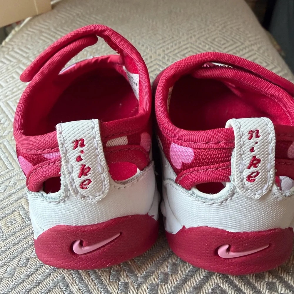 Nike Kids Red Heart Shoes and Pink Heart Gloves